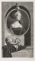 KG 14300
<br/>
Portret van Anna Boleyn
<br/>
<em>Vermeulen, Cornelis Martinus (1654/1657- 1708/09)</em>